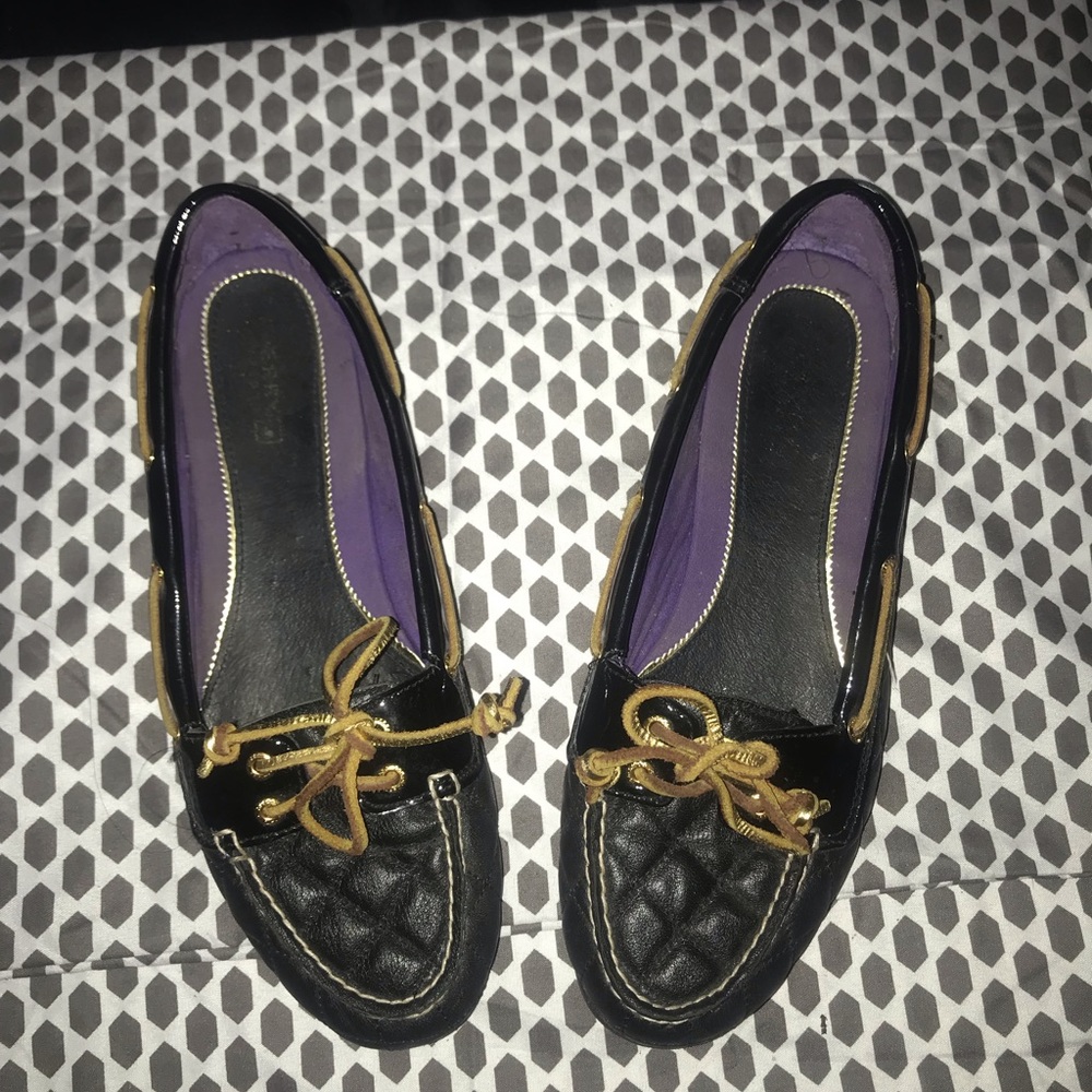 Sperry’s Black and gold